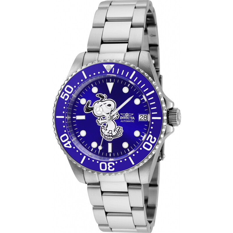 Invicta Character Collection Snoopy Blue Automatic Ladies Watch