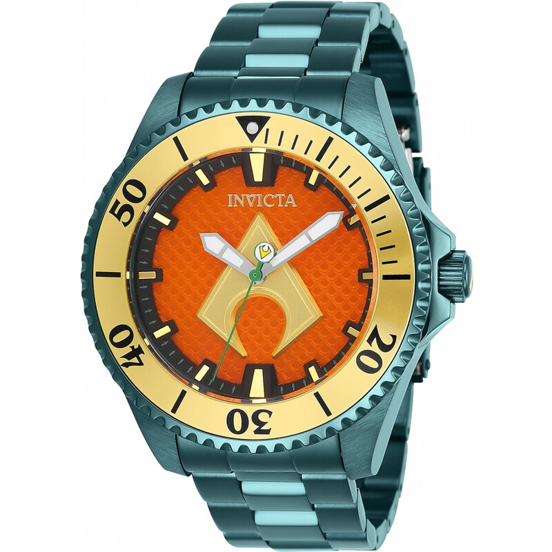 Invicta DC Comics Limited Edition Aquaman Automatic Orange Dial