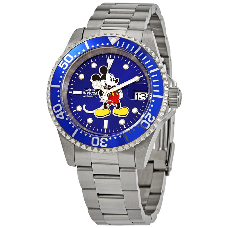 Invicta Disney Limited Edition Mickey Mouse Automatic Blue Dial