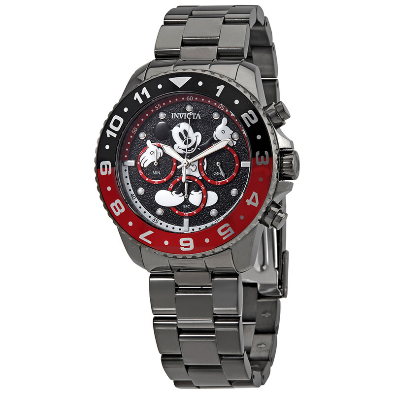 Invicta Disney Limited Edition Black GMT Chronograph Coke  display picture 3