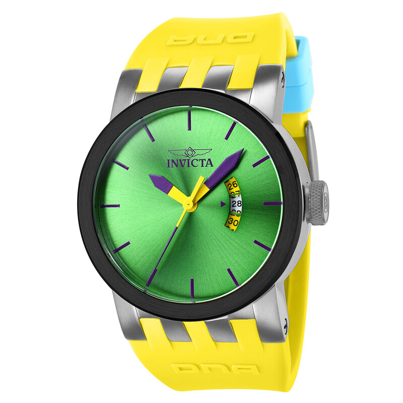 Invicta DNA Quartz Green Dial Men's Watch 36959 886678456666 - Watches ...