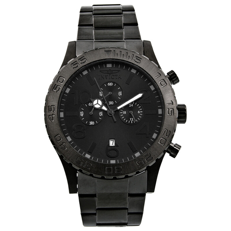 Invicta Specialty Chronograph Quartz Gunmetal Dial Men's Watch