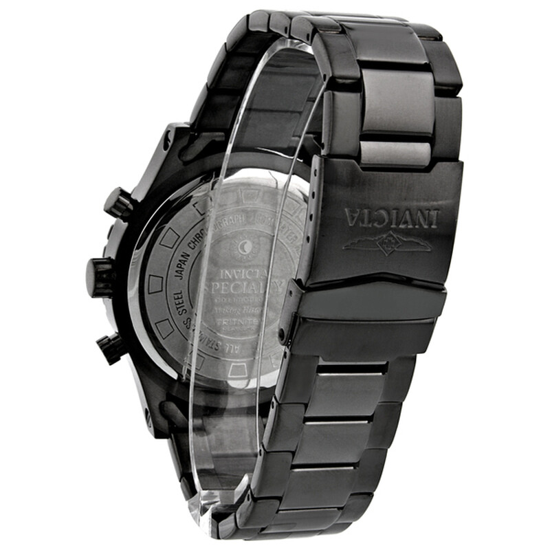 Invicta Specialty Chronograph Quartz Gunmetal Dial Men's Watch
