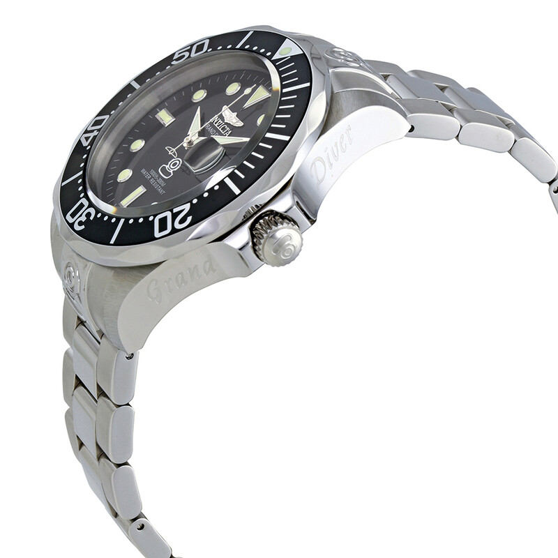 Invicta Pro Diver Grand Diver Automatic Black Dial Men display picture 2
