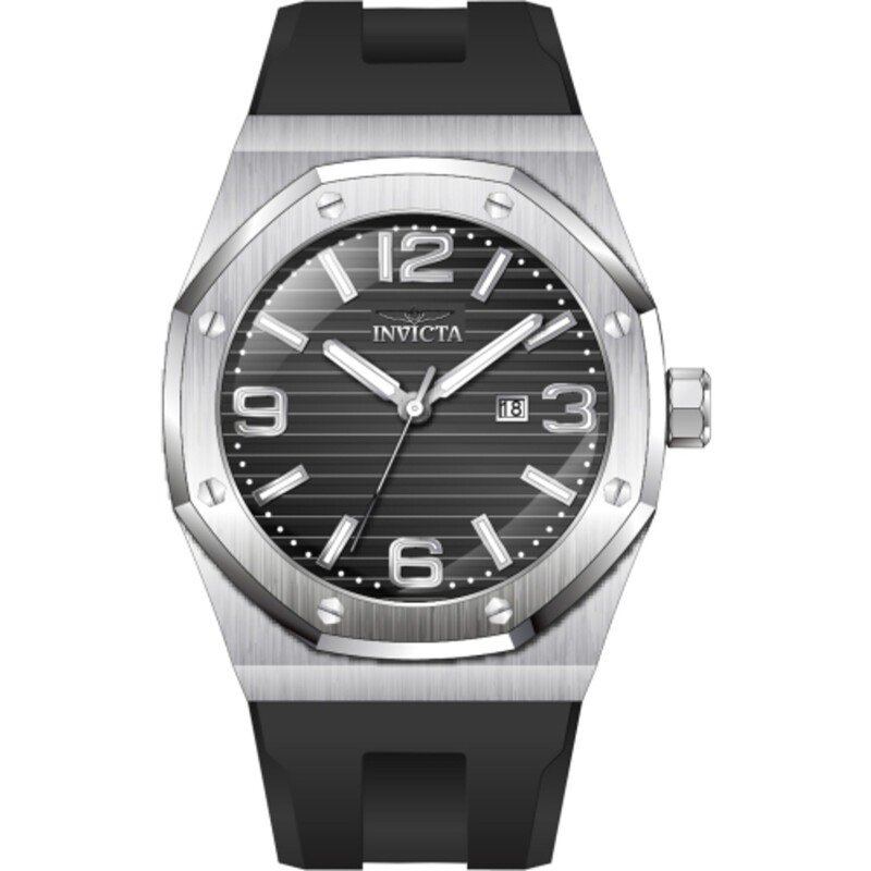 Invicta Huracan Quartz Black Dial Men's Watch 45772 886678607891
