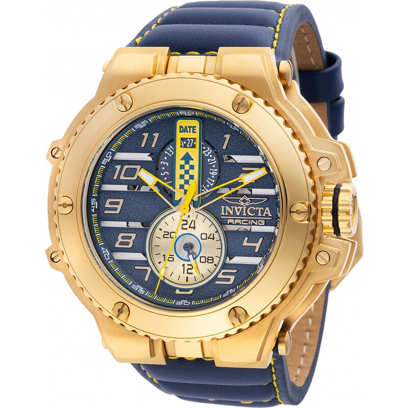Invicta Invicta Racing Downforce GMT Quartz Blue Dial Men's Watch