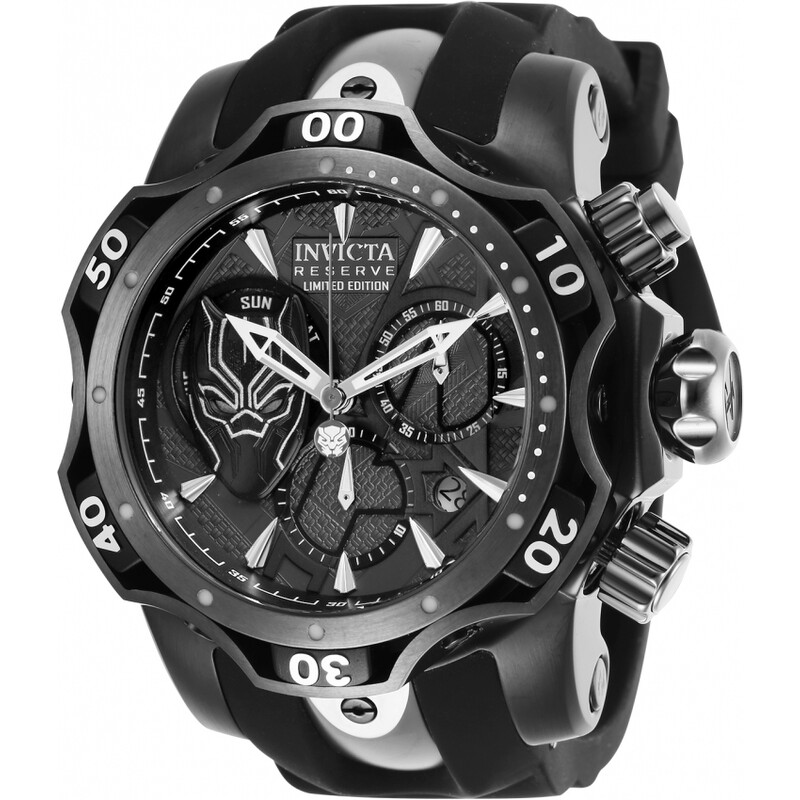 Invicta Marvel Limited Edition Black Panther Chronograph Black