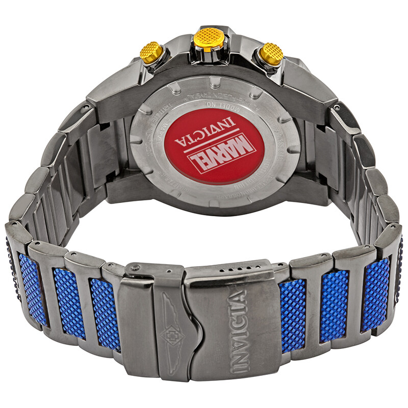 Invicta Marvel Limited Edition Cable Bolt X-Men Chronograph Blue