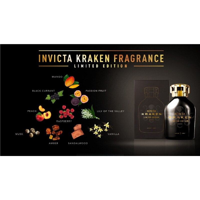 Invicta Men's Kraken Limited Edition Spray 3.4 oz Fragrances