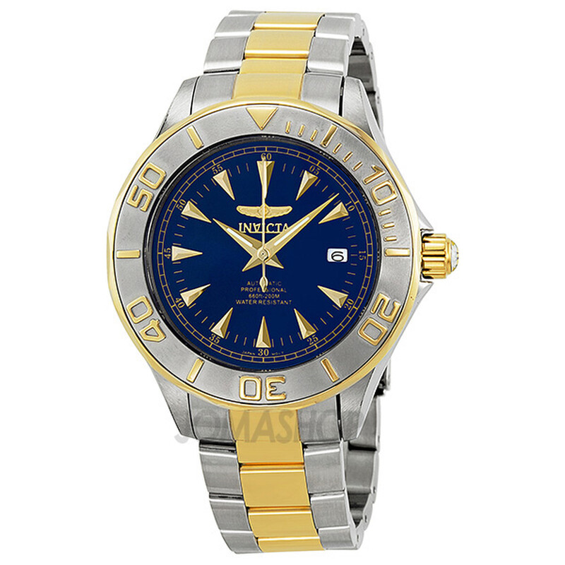 Invicta Ocean Ghost III Automatic Blue Dial Two-tone Men's Watch