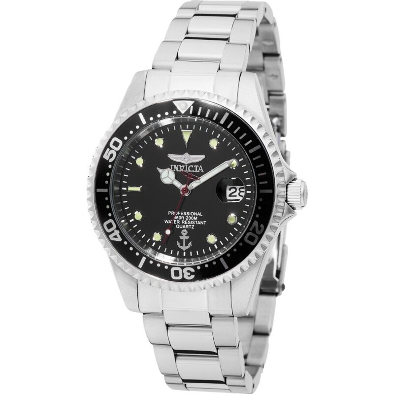 Invicta Ocean Voyage Quartz Black Dial Men's Watch 50143