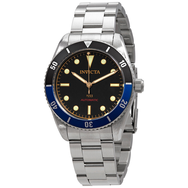 Invicta Pro Diver Automatic Black Dial Batman Bezel Men's Watch