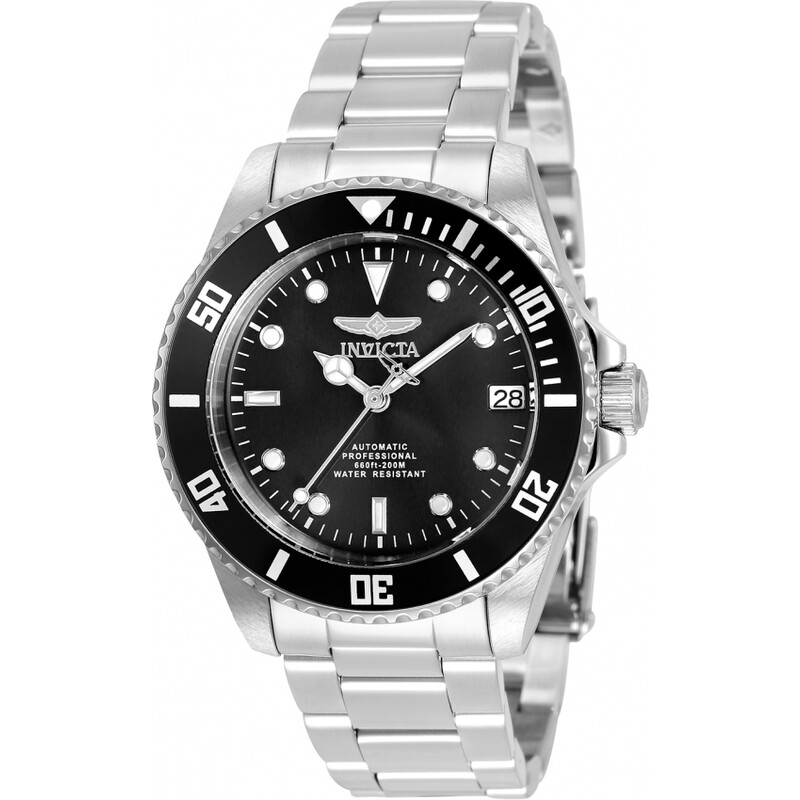 Invicta Black and Silver Women\'s Sport Watch Invicta Pro Diver Lady 38mm Stainless Steel Black dial  main image 2