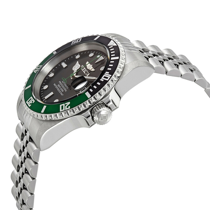 Invicta Pro Diver Automatic Black Dial Sprite Bezel Men's Watch