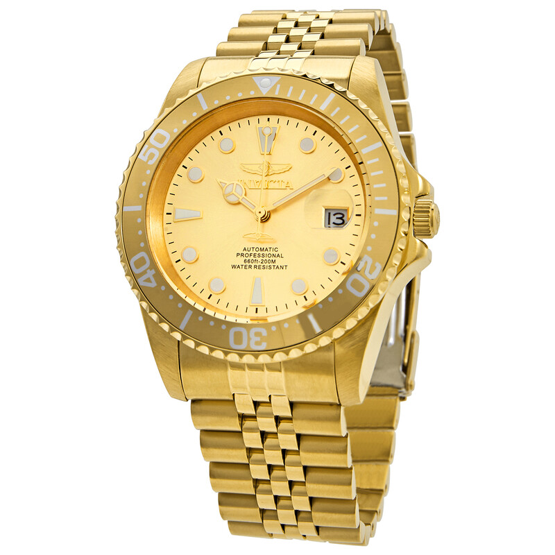 Invicta Pro Diver Automatic Champagne Dial Men's Watch 30096