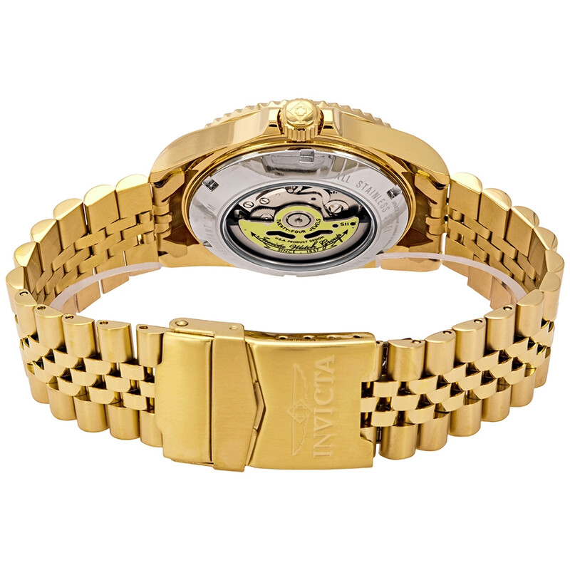 Invicta Pro Diver Automatic Date Gold Dial Men