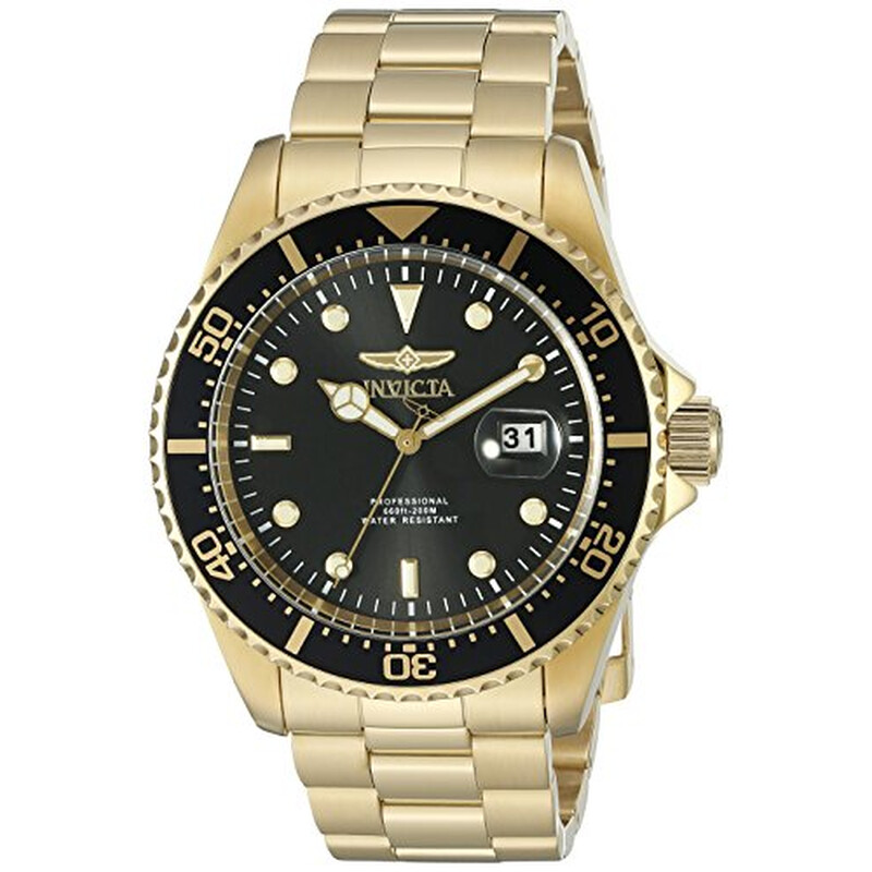 Invicta Gold and Black Watch Amazon.com: Invicta Men main image 4