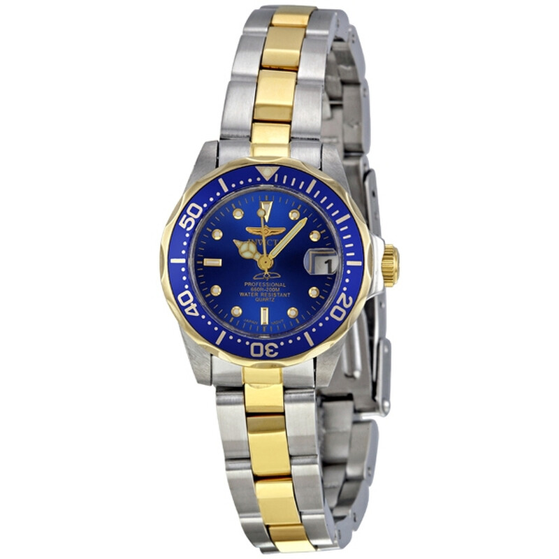 Invicta Two-Tone Blue Dial women’s Dive Watch brand new Invicta Pro Diver Ladies 38mm Stainless Steel Blue Dial  main image 3