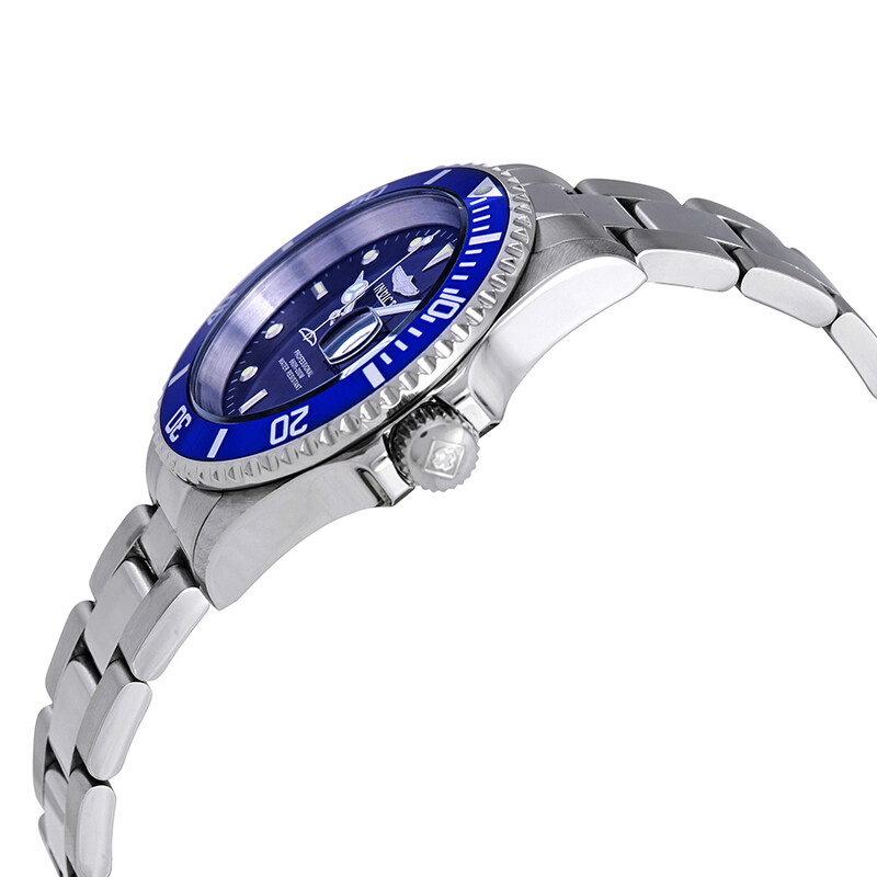 オ※※ジ Invicta Pro Diver Blue Dial Stainless Steel 40 mm Men's Watch