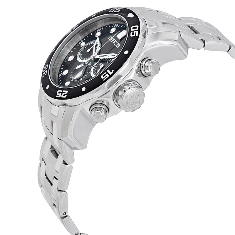 Invicta Pro Diver Chronograph Black Dial Men's Watch 0069