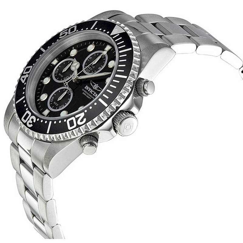 Invicta Pro Diver Chronograph Black Dial Men's Watch 1768