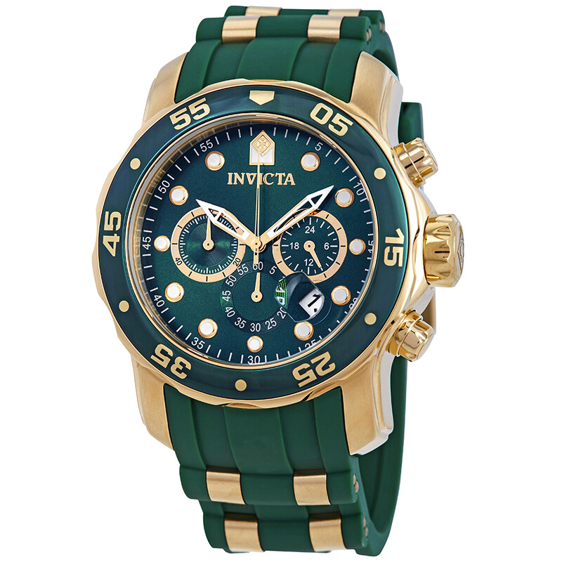 Invicta Pro Diver Chronograph Green Dial Men's Watch 18196