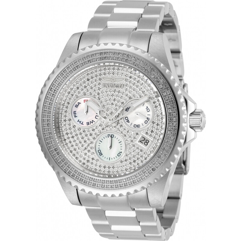 Invicta Pro Diver Chronograph Quartz 1.94 Ct Diamond Men display picture 3