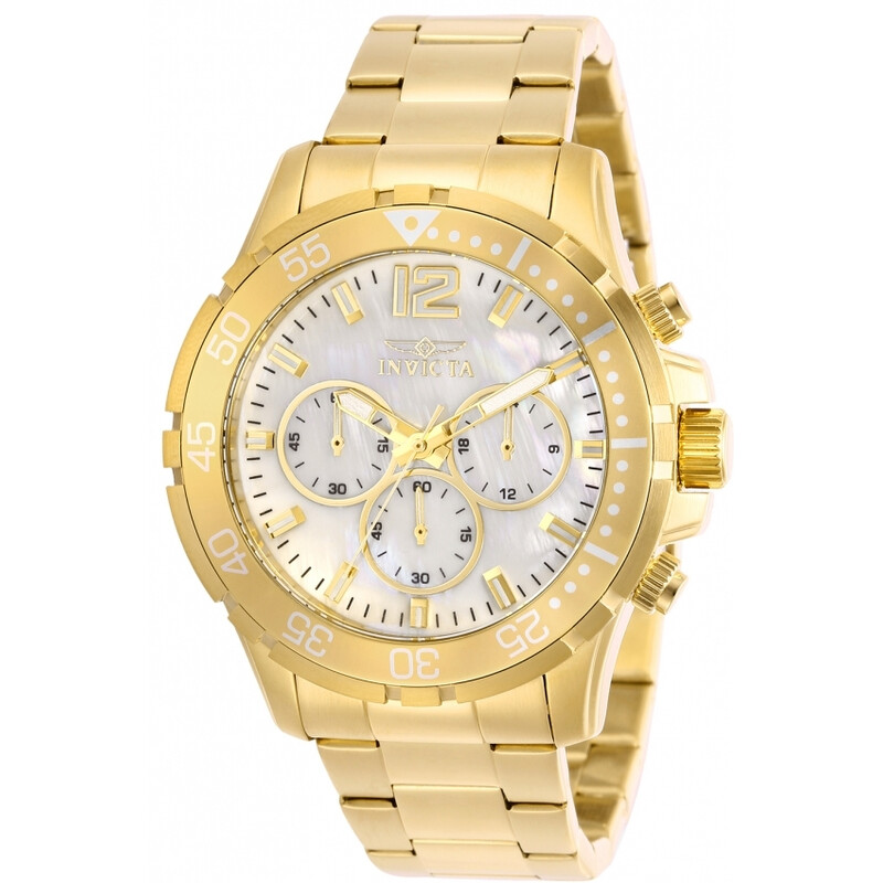 Invicta Pro Diver Chronograph Quartz White Dial Men display picture 1