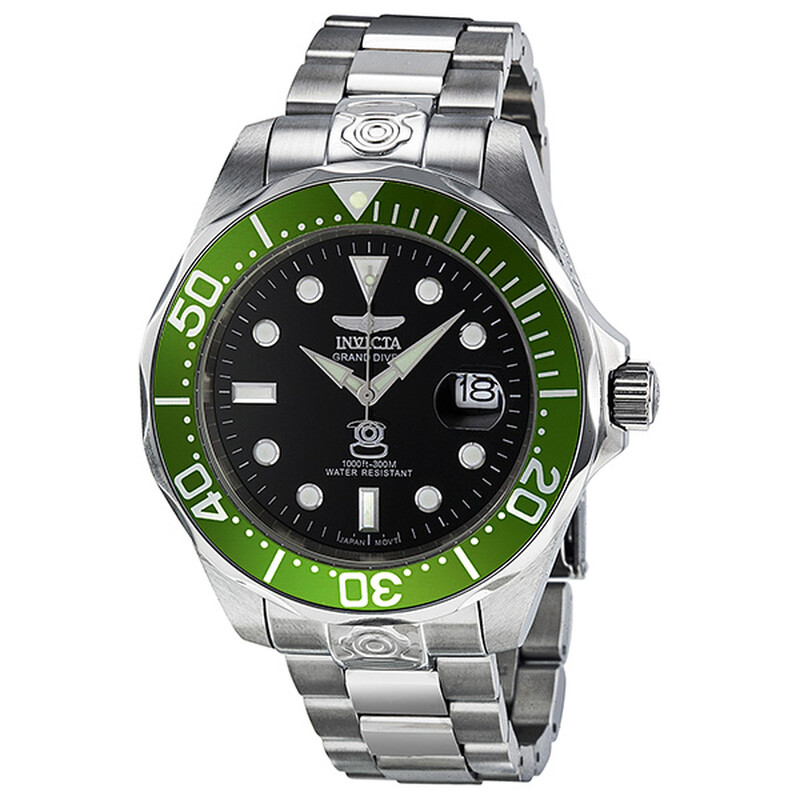 Invicta Pro Diver Grand Diver Black Dial Automatic Men's Watch