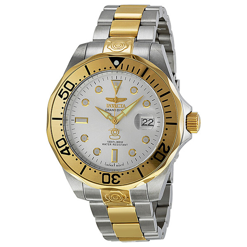 Invicta Pro Diver Grand Diver Automatic Silver Dial Men display picture 2
