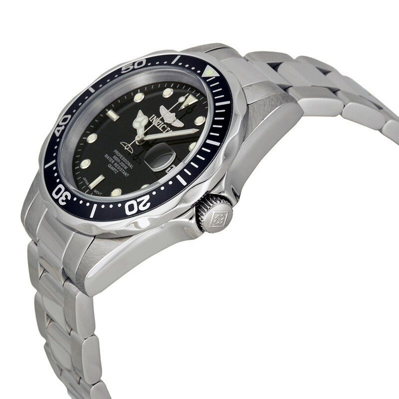 Invicta Pro Diver Black Dial Stainless Steel Men's Watch 8932