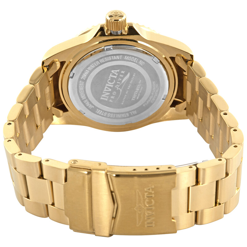 Invicta Pro Diver Quartz Black Dial Men's Watch 33257 886678395316 ...