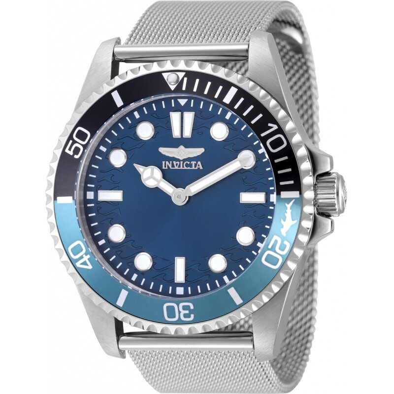 Invicta Pro Diver Quartz Blue Dial Batman Bezel Men's Watch 49686