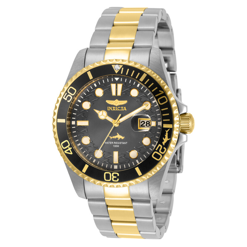Invicta Pro Diver Quartz Charcoal Dial Men display picture 1
