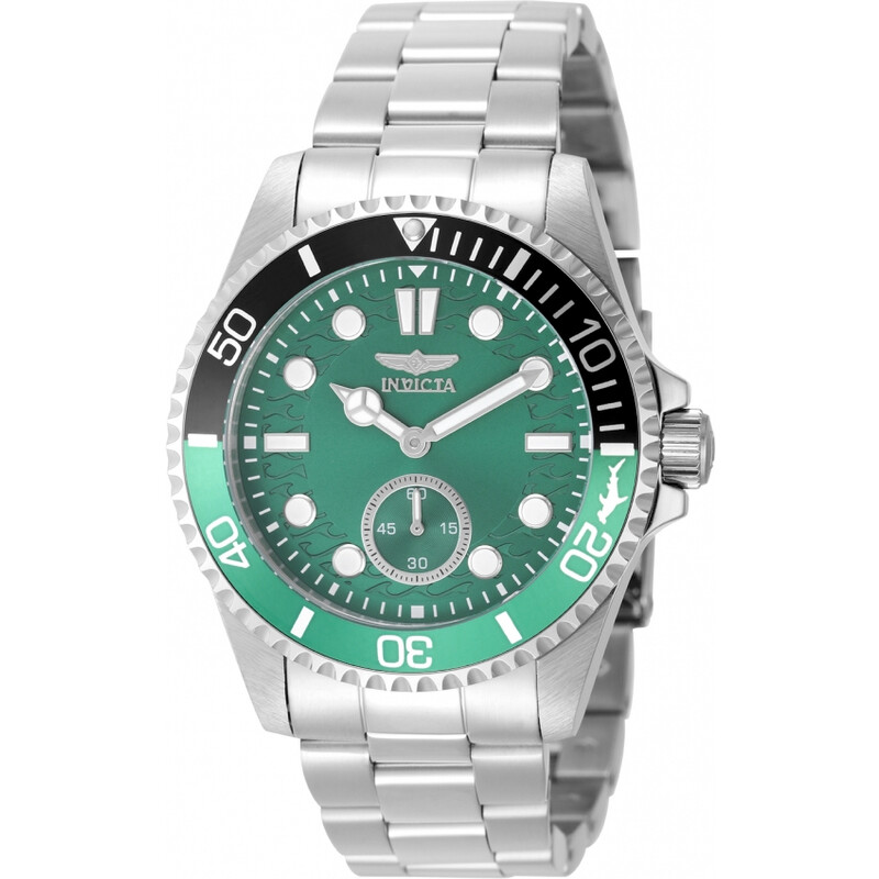 Invicta Pro Diver Quartz Green Dial Sprite Bezel Men's Watch 49433