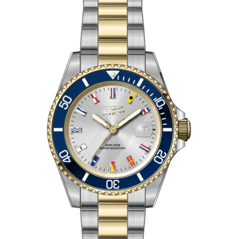 Invicta Pro Diver Quartz Silver Dial Men's Watch 49887