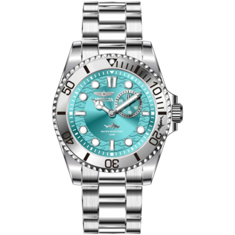 Invicta Pro Diver Quartz Turquoise Dial Men display picture 2
