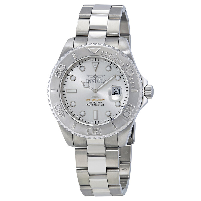 Invicta Pro Diver Silver Dial Men's Watch 24621 886678298051 - Pro