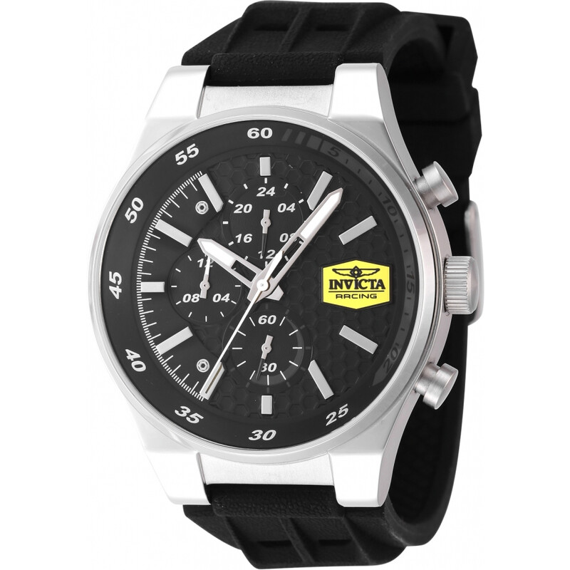Invicta Racing Chronograph GMT Quartz Black Dial Men's Watch 47737