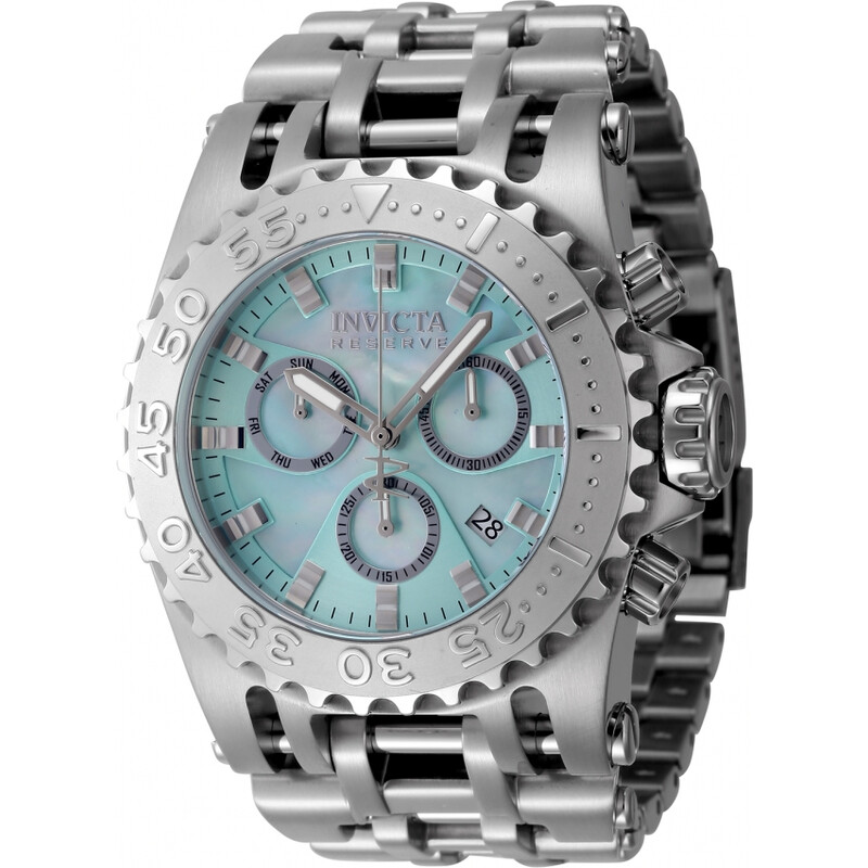 Invicta Reserve Chronograph Quartz Turquoise Dial Men display picture 1