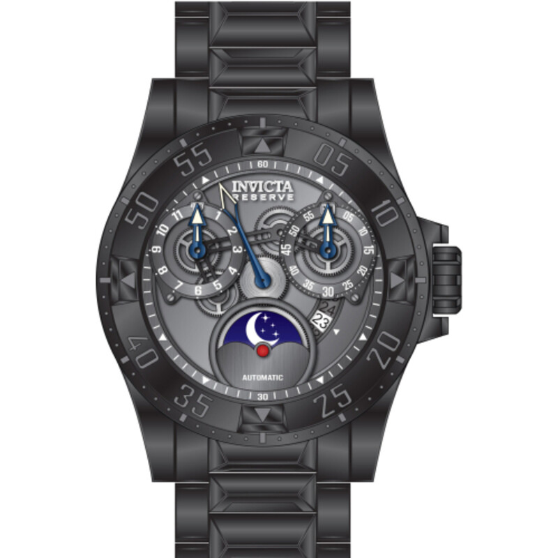 Invicta Reserve Excursion Automatic Gunmetal Dial Men's Watch 47572 ...