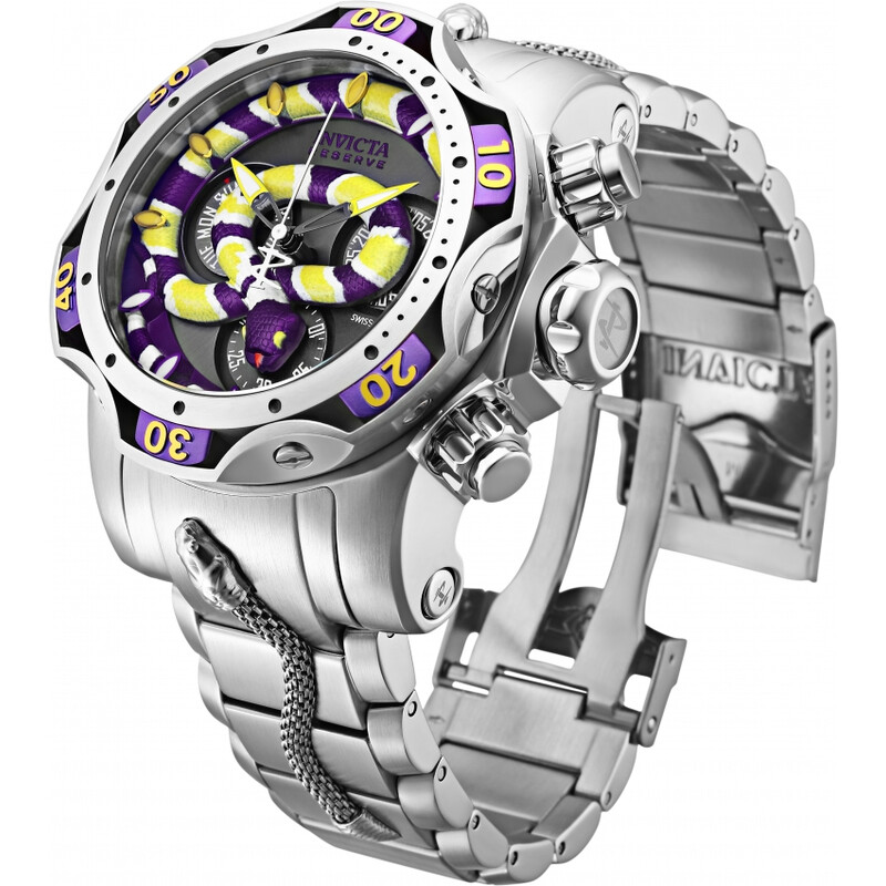 invicta インビクタ　ベノム　腕時計　スネーク　蛇 Invicta Reserve Venom Snake Chronograph Quartz Men's Watch 32040