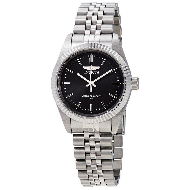 Invicta Specialty Black Dial Stainless Steel Ladies Watch  display picture 1