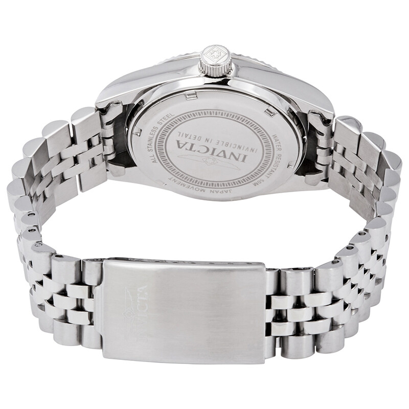 13.14. Invicta Men\'s And Women\'s Silver Stainless Steel Watch with Black Dial invicta watch singapore - TikTok Shop main image 4