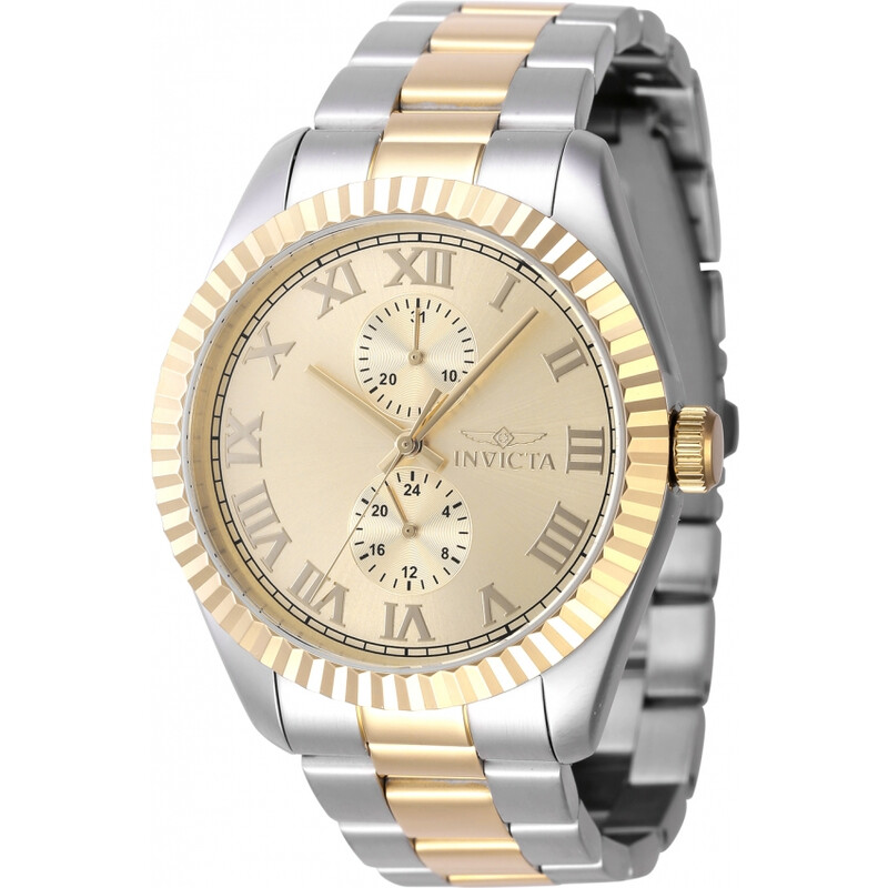 Invicta Specialty GMT Quartz Gold Dial Men's Watch 47428 886678629237 ...