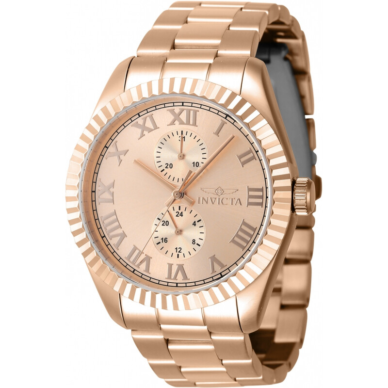 Invicta Specialty GMT Quartz Rose Gold Dial Men's Watch 47433