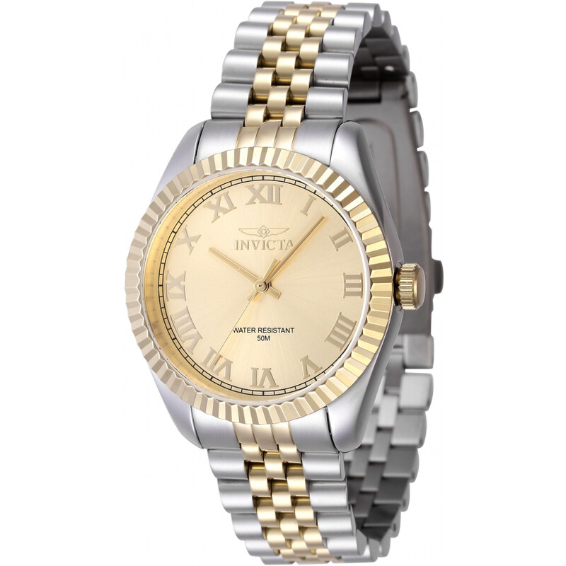 Invicta Specialty Quartz Gold Dial Ladies Watch 47416 886678629114