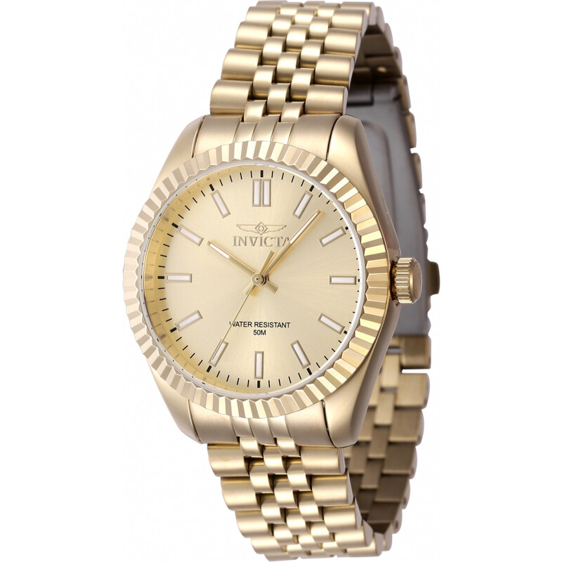 Invicta Specialty Quartz Gold Dial Ladies Watch 47507 886678630028 ...