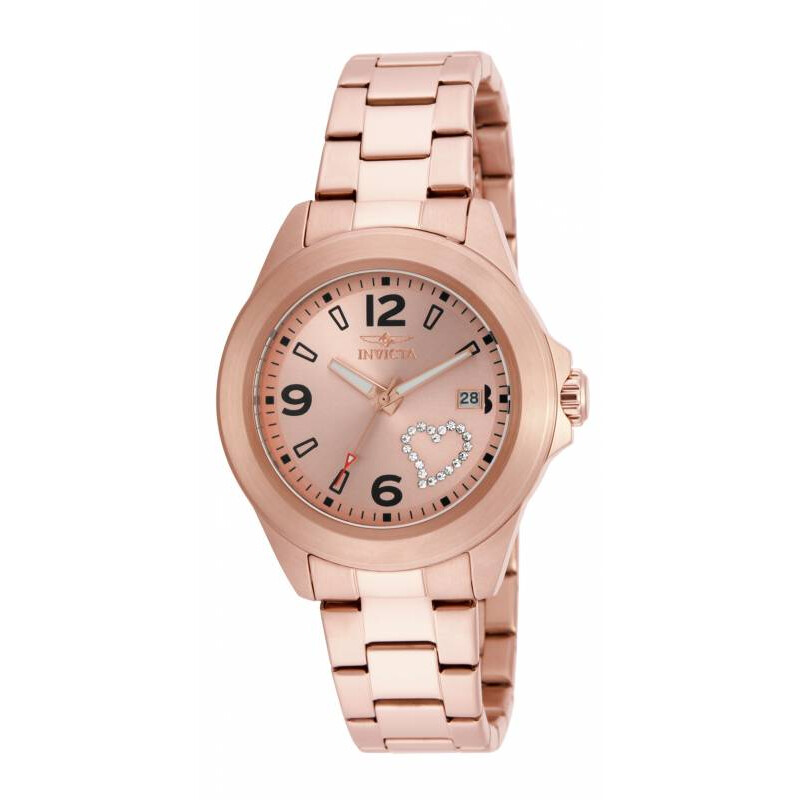 Invicta Specialty Rose Dial Rose Gold-plated Ladies Watch 16328 ...