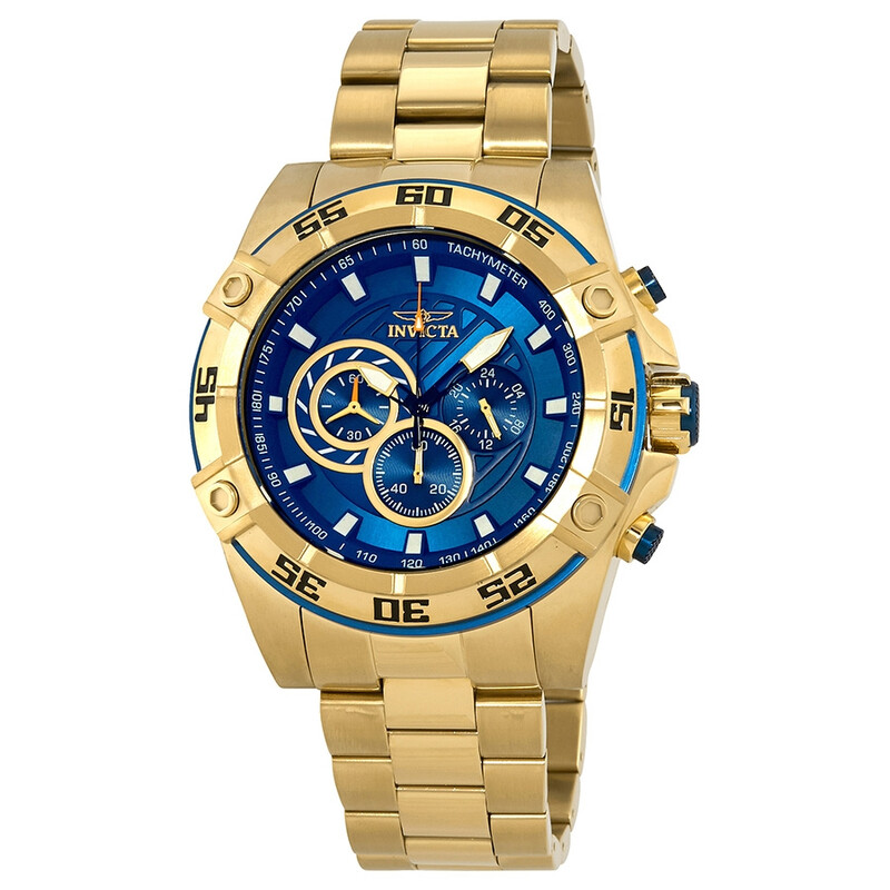 Invicta Speedway Chronograph Blue Dial Men's Watch 25536 886678308941 ...